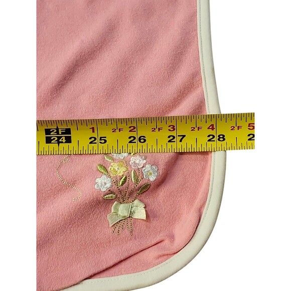 VTG Gymboree Cotton Baby Blanket Pink Butterfly Flowers Sweetheart Sleep 2005 - Picture 7 of 12